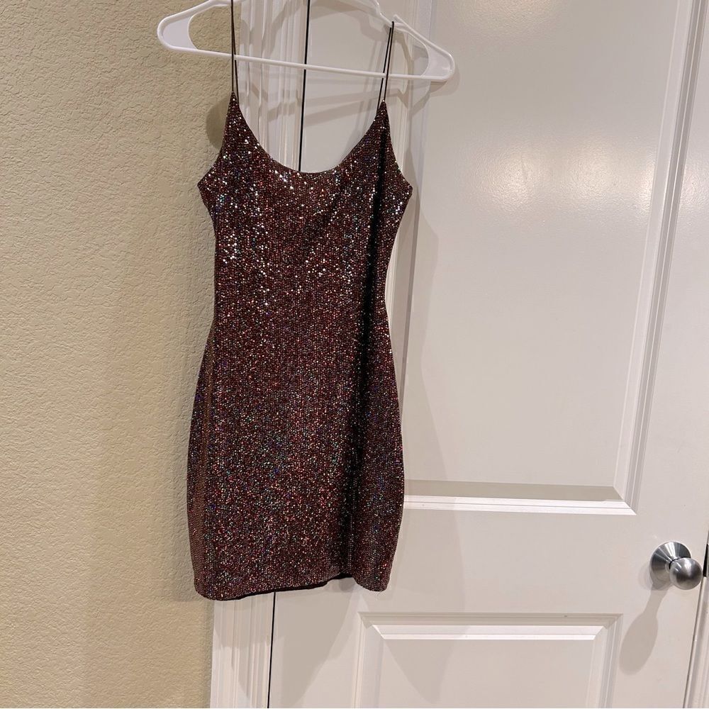 Lovely Day bodycon sparkly dress size M NWOT